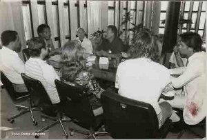 Reunião com a Diretoria do Bandepe 1991(companha contra a privatização)