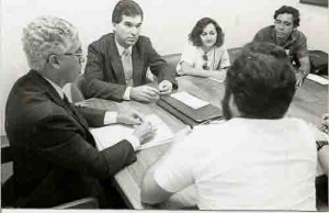 Reunião do Comando do Banorte 27/08/91 imagem fotos