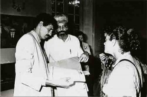 Movimento em defesa dos Bancos Federais – Campanha Salarial/1991(Humberto costa lendo PT)