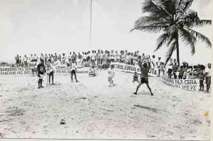 Campanha salarial Passeata na Praia 09/91