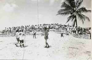 Campanha salarial Passeata na Praia 09/91