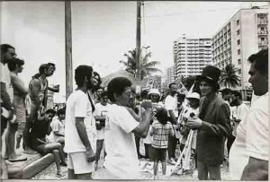 Campanha salarial Passeata na Praia 09/91
