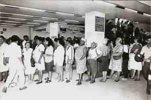 Campanha salarial Pagamentos de aposentados e Pensionistas na CEF 09/1991