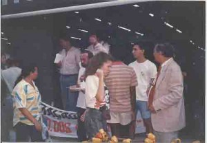 Passeata Contra o fechamento das Agências do Bandepe out. 91