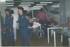 Passeata Contra o fechamento das Agências do Bandepe out. 91