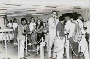 Ato sobre o Dia Internacional da Mulher nas agências bancárias em 19992