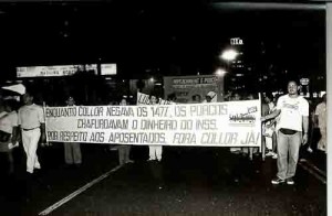 Passeata Impeachment Collor – out/92 Imagem fotos