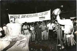 Aniversário de 1 ano do governo Collor