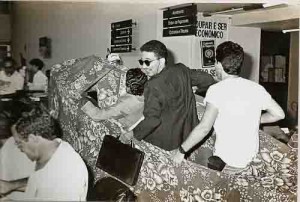 Campanha Salarial 92 – manifestação nas agências para Assembléia Geral – 10/09/1992