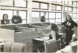 Impeachment Movimento pela ética na política – funcionários do Banespa de preto pelo Impeachment