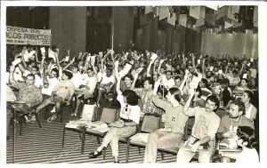 Campanha Salarial 93 Encontro nacional Bancários Rio de janeiro – 11 de julho foto: Nanho Neves.