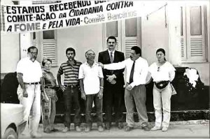 Reintegração do BANDEPEANOS – demitidos em 91 – imagem fotos em 24.04.94