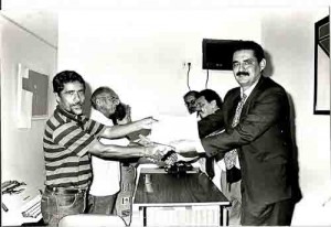 Reintegração do BANDEPEANOS – demitidos em 91 – imagem fotos em 24.04.94