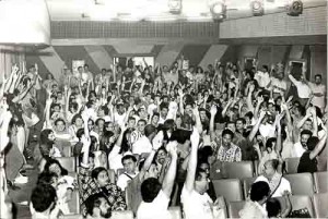 Campanha Salarial 94 Aprovação da minuta de reivindicações 18/9