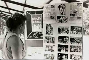 Festa de comemoração do dia Internacional da Mulher março 13/03/94 Clube de campo do Sindicato dos bancários de PE imagem fotos