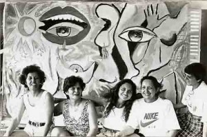 Festa de comemoração do dia Internacional da Mulher março 13/03/94 Clube de campo do Sindicato dos bancários de PE imagem fotos