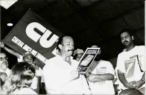 Eleição do Sindicato dos bancários em outubro/94 Imagem fotos