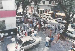 Eleição do Sindicato dos bancários em outubro/94 foto de Kássia Araújo
