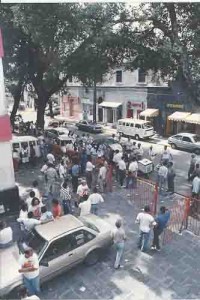 Eleição do Sindicato dos bancários em outubro/94 foto de Kássia Araújo