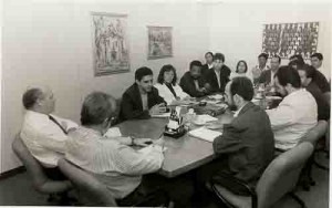 Reunião com o ex-presidente do Banco Central – Gustavo Loyola e a Comissão Nacional dos Funcionários do Econômico. Período de Intervenção - 95