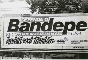 Defesa do bandepe contra a privatização 1995 Imagem fotos