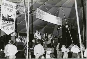 Sindicato do bancários no Forrokoff pé de Serra