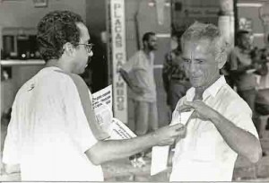 Ato em solidariedade a greve dos Petroleiros 25/05/95