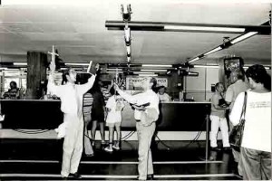 Manifestação Bandepe contra os 1.200 demissões anunciadas (de 8 a 11/96)