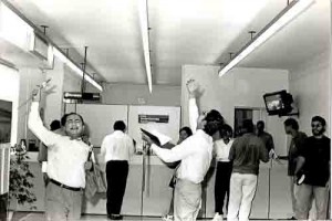 Manifestação Bandepe contra os 1.200 demissões anunciadas (de 8 a 11/01/96)