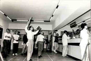 Manifestação Bandepe contra os 1.200 demissões anunciadas (de 8 a 11/01/96)