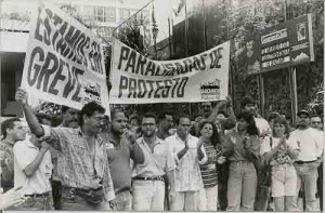 Banorte 1996  - Fechamento Banorte, Protesto -Maio/Junho 1996