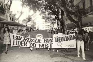 Caminhada Liberdade para Deolinda líder do MST - CUT