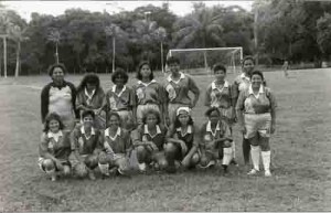 Dia Internacional da Mulher – 1996 – time de futebol