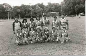 Dia Internacional da Mulher – 1996 – time de futebol