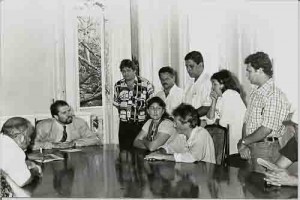 Bandepe/Palácio 10/10/97 – Reunião: Renildo Calheiros e Comissão