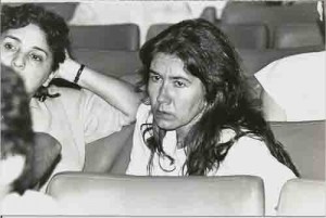 Assembléia CEF – Ma. Da Glória  de Souza(Func. Da CEF) candidata da chapa de oposição Federação – 18/09/1997