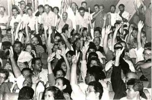 Assembléia greve junho/98 Bandepe