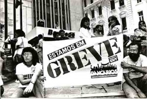 Greve do Bandepe 8 dias – 1998 Ato em frente ao Bandepão
