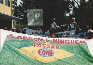 4º grito dos Excluídos – aqui é o meu país. 07/09/98 – recife/PE imagem fotos – Ivaldo Bezerra