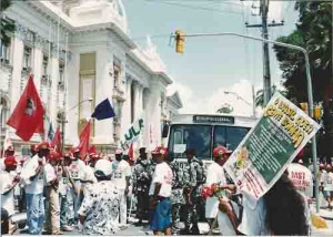 4º grito dos Excluídos – aqui é o meu país. 07/09/98 – recife/PE imagem fotos – Ivaldo Bezerra