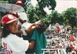 4º grito dos Excluídos – aqui é o meu país. 07/09/98 – recife/PE imagem fotos – Ivaldo Bezerra