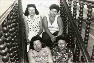 FETAPE – Reunião das Mulheres Trabalhadoras Rurais – 08 – março/98 E/D. Maria Aparecida do Nascimento; Luciene Gonçalves da Silva; Maria José dos Santos Jucá; Maria José de Carvalho.