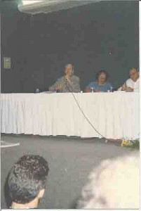 Seminário “O NE além da seca” CUT/PE Petrolina – 27 e 28/05/98 prof. Aziz Ab'saber, geólogo USP; Eduardo porto, sec. ag. Pernambuco; Amara Cunha, escola de formação da CUT.