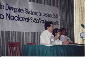 Encontro Nacional de Dirigentes Sindicais do Bradesco/BCN - SP
Gimar Carneiros(Proj. Travessia) - março/1998