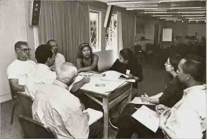 Curso sobre LER 
Trabalho em Grupo – Sec. de Saúde do SEEC/PE – 18 a 20/08/1998(Foto: Ivaldo)
