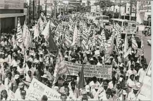 Marcha pela Reforma Agrária – Promoção MST – sexta-feira, 17/04/1998(Foto: Beto Oliveira)